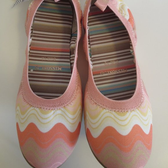 MISSONI TARGET AUSTRALIA Girls' Ballet Flats Party Shoes Pink Sz US 13 BNIB - Picture 3 of 9